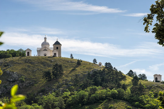 Holy Hill in Mikulov, the Czech Republic