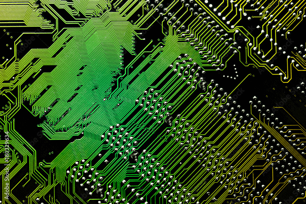 Aufkleber circuit board. electronic computer hardware technology. motherboard digital chip. tech science backg