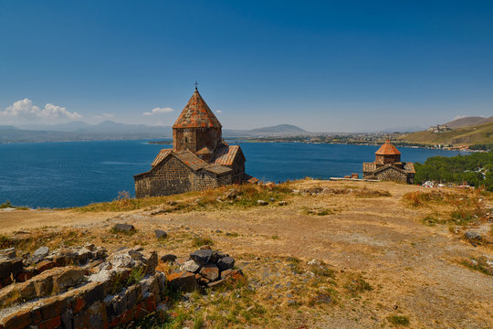 Sevanavank Monastery on Sevan Lake in Armenia