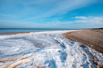 Eis amS trand der Ostsee