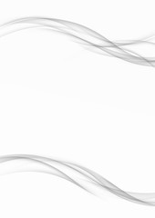 Grey wave smooth border swoosh lines background template