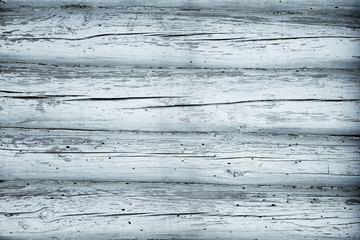 Grunge pastel blue wood planks texture background