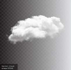 Cloud vector shape illustration