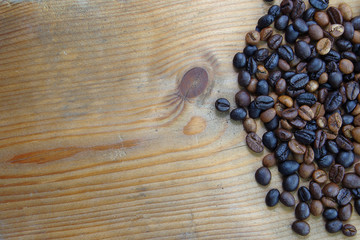 coffee on table backgroung