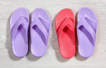 Three Purple Flip-Flops and an Unpaired Red One