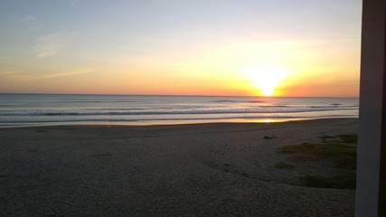 Atardecer en la Playa Pochomil