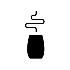 Obraz premium Hot Coffee Cup Vector Icon