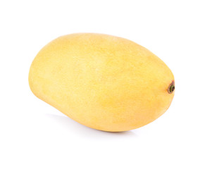 Ripe mango isolated on white background