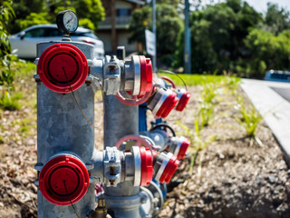 Fire hydrant booster external