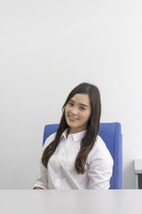 Beautiful asian office lady 