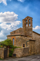 Fototapeta na wymiar Mediterrane Kapelle in Volterra