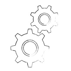 gear machine isolated icon vector illustration design
