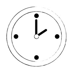time clock isolated icon vector illustration design