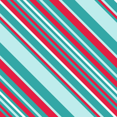 Christmas Diagonal Striped Seamless Pattern