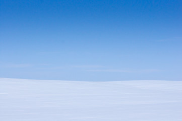 Snow fields