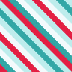 Obraz premium Christmas Diagonal Striped Seamless Pattern