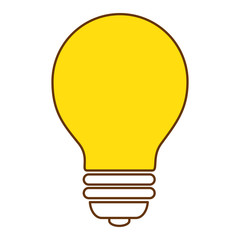 bulb light isolated icon vector illustration design