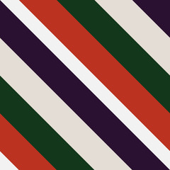Christmas Diagonal Striped Seamless Pattern