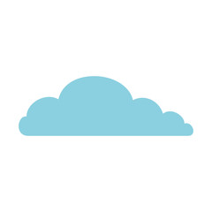 cloud sky isolated icon vector illustration design