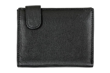 Fototapeta premium black leather wallet
