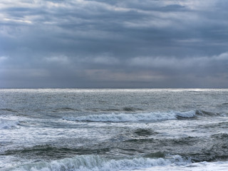 Obraz na płótnie Canvas Stormy Seas and Sky on the Outer Banks