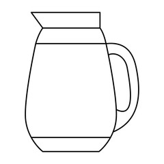 coffee teapot isolated icon vector illustration design