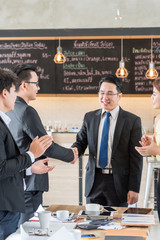 Meeting Corporate Success, Business  teamwork Concept