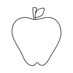 apple fresh isolated icon vector illustration design