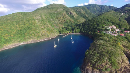 Fototapeta na wymiar skyview Anse Noire in Martinique