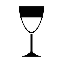 wine cup isolated icon vector illustration design