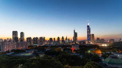 Obraz premium Nanjing Sunset