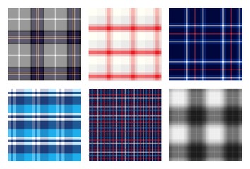 seamless checkered plaid pattern bundle 2. nice for background, wallpaper, and decorative purpose, fabrication and textile design such as flannel etc.