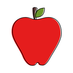 apple fresh isolated icon vector illustration design
