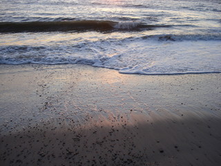 Sonnenuntergang am Strand