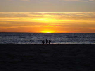 Fototapeta premium Sonnenuntergang am Strand