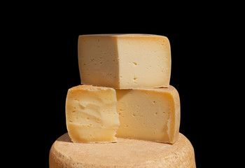 Big slices of cheese.