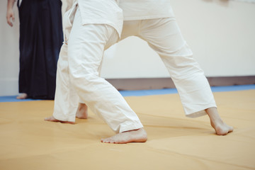 feet on the Mat in battle