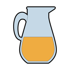 juice glass pot icon vector illustration design