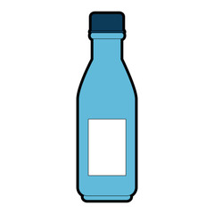 plastic bottle beverage icon vector illustration design