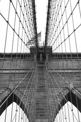 Brooklyn bridge construction