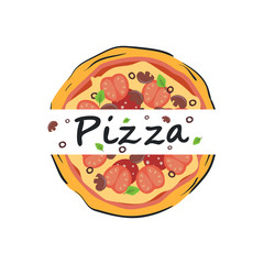 round pizza logo