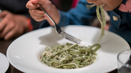 Tasty Green Pasta