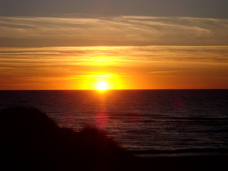Sonnenuntergang am Strand
