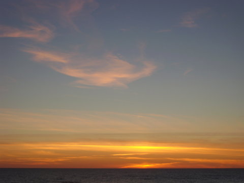 Sonnenuntergang am Strand © robert