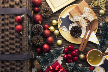 merry xmas season vintage  decoration