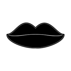 Woman sexy lips icon vector illustration graphic design