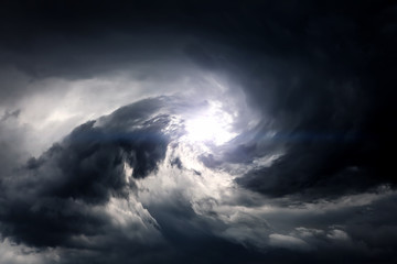 Obraz premium Whirlwind in the Clouds