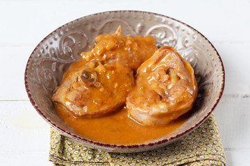 Turkey stew with gravy