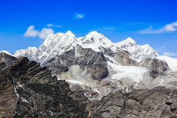 Fototapeta premium Sagarmatha National Park in the Nepal Himalaya.