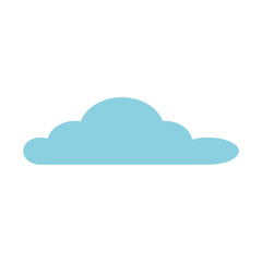 cloud sky isolated icon vector illustration design